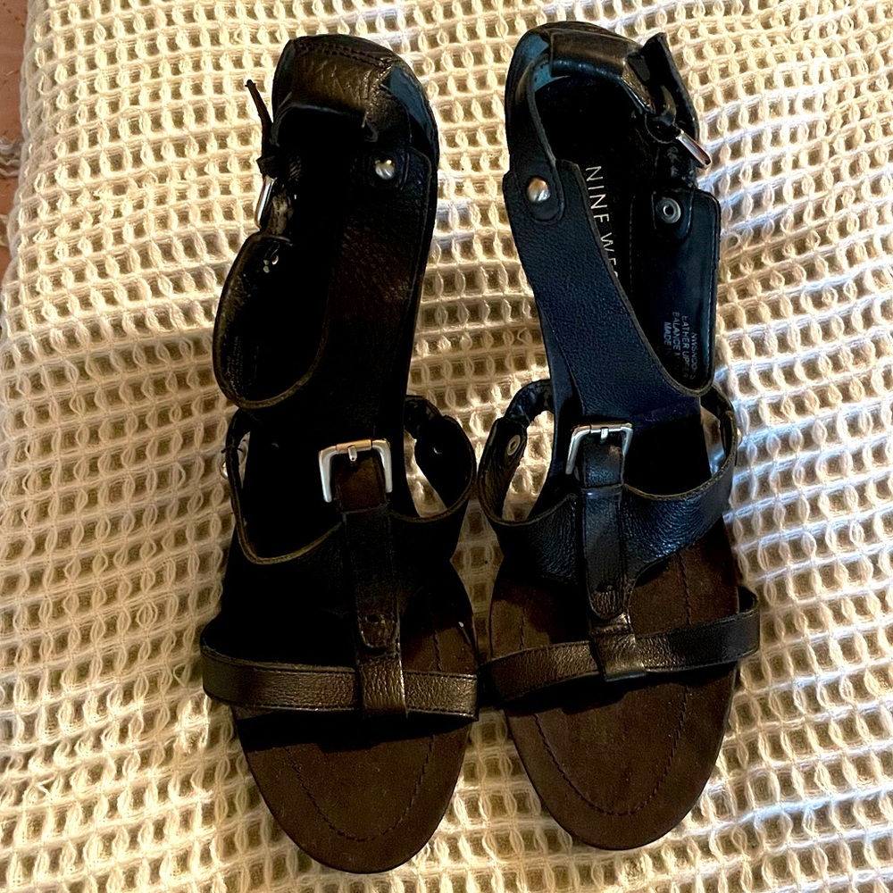Nine West cage heels